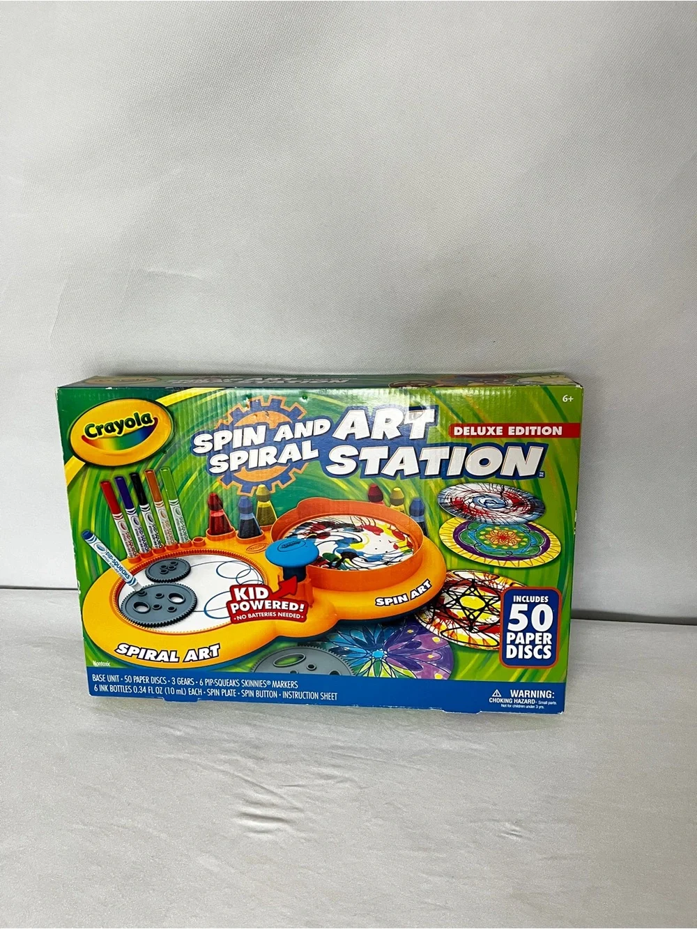 Crayola Spin & Spiral Art Station Deluxe, DIY Crafts, Toys for Boys & Girls 6+